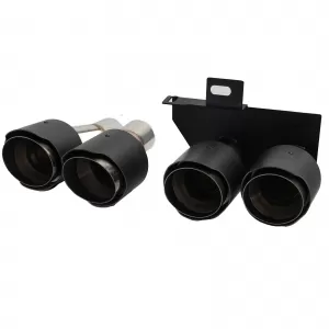 Conversione del diffusore posteriore + terminali in carbonio adatti per BMW F10 F11 520 523 525 528 530-image-6206635