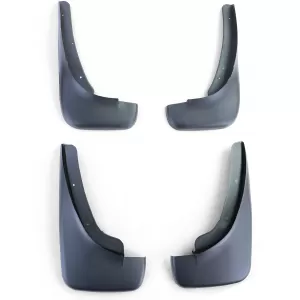 Mudflap set front and rear black for VW Golf 5 Sedan Variant 03-09