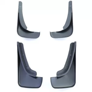 Mudflap set front and rear black for VW Golf 5 Sedan Variant 03-09