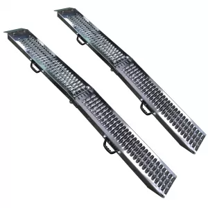 2 pieces folding loading ramp 180cm for quad, motorcycle and more, max. 450kg