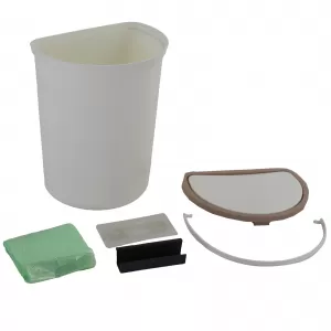 Trash can with lid for motorhome camping boats caravans