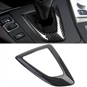 image-14-Real carbon shift frame cover fits for 1 Series BMW F20 F21 2011-2019