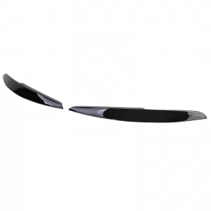 Headlight Eyebrows Evil Look Black Gloss suitable for VW Polo 6R 6C 09-17