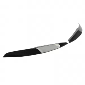 Headlight Eyebrows Evil Look Black Gloss suitable for VW Polo 6R 6C 09-17