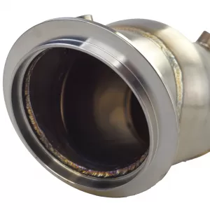 Tubo di sostituzione downpipe in acciaio inox Motorsport adatto per BMW Serie 5 F10 F11 N20 520i 528i-image-6206787