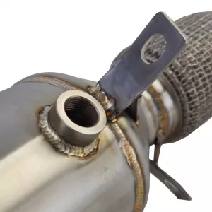 Tubo di sostituzione downpipe in acciaio inox Motorsport adatto per BMW Serie 5 F10 F11 N20 520i 528i-image-6206789
