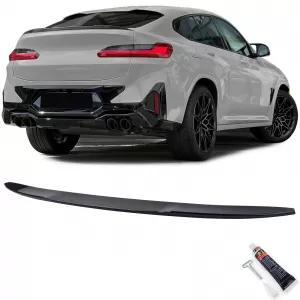 Sport rear spoiler lip performance gloss black suitable for BMW X4 G02 from 18