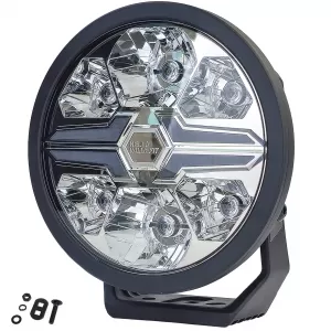 Faro ausiliario a fascio alto LED HELLAVALUEFIT Black Blade 9˝ rotondo senza registrazione-image-6206883