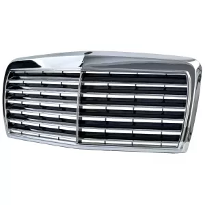 Griglia del radiatore 12 nervature look sportivo adatta per Mercedes W126 1980-1991-image-6206917