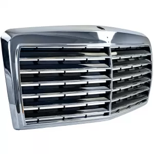 Griglia del radiatore 12 nervature look sportivo adatta per Mercedes W126 1980-1991-image-6206919