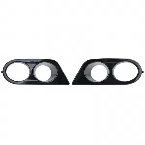 Fog light covers bumper black gloss suitable for 3 Series BMW E46 98-07