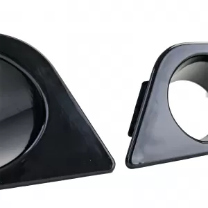 Fog light covers bumper black gloss suitable for 3 Series BMW E46 98-07