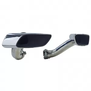 Terminali di scarico quadrati look M50 in acciaio inox adatti per BMW X6 30d 40d E71 08-14-image-6206967