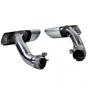 Terminali di scarico quadrati look M50 in acciaio inox adatti per BMW X6 30d 40d E71 08-14-image-6206973
