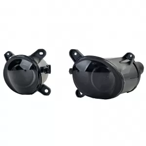 Clear Glass Fog Light Set Black Smoke for VW Passat B5 3BG 2000-2005
