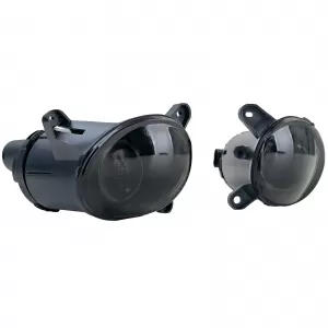 Clear Glass Fog Light Set Black Smoke for VW Passat B5 3BG 2000-2005