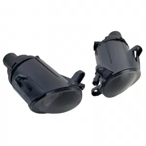 Clear Glass Fog Light Set Black Smoke for VW Passat B5 3BG 2000-2005