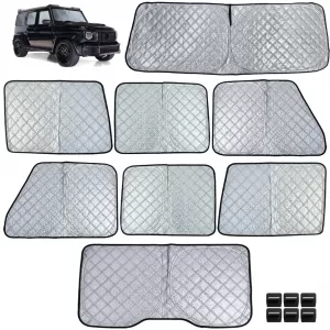 Sun protection blackout 8-piece set for Mercedes G-Class W463 2018-2024
