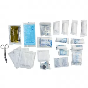 Car first aid kit 3-in-1 set first aid DIN 13164 + safety vest + warning triangle