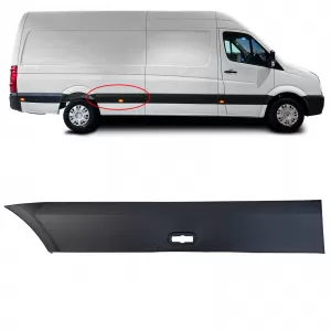 Side wall trim right for VW Crafter 30-50 2E 2006-2016 L3