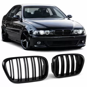 image-78-Sport double-slat performance gloss grille suitable for BMW 5 Series E39 95-03