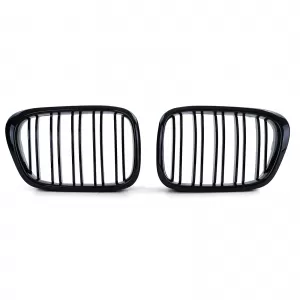 Grilaj sport cu dublu fante, lucios, potrivit pentru BMW Seria 5 E39 95-03-image-6207178