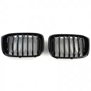 Sport front grille gloss black for BMW X3 G01 X4 G02 2017-2021