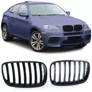 image-77-Sport hűtőrács Performance fényes fekete BMW X5 E70 X6 E71 06-13 modellekhez