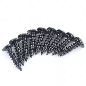 Front spoiler lip side skirts universal flexible 2.5m x 5cm carbon look blue