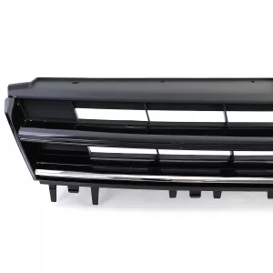 Sport grille black gloss with chrome trim for VW Golf 7 including GTI 12-17