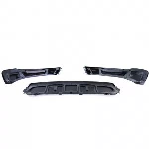 Set di kit carrozzeria performance anteriore e posteriore nero lucido adatto per BMW X5 E70 07-10-image-6207413