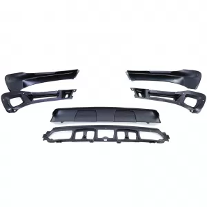 Set di kit carrozzeria performance anteriore e posteriore nero lucido adatto per BMW X5 E70 07-10-image-6207414
