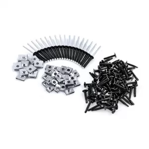 Set di kit carrozzeria performance anteriore e posteriore nero lucido adatto per BMW X5 E70 07-10-image-6207419