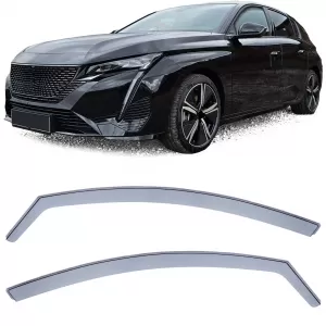 image-4-Légterelő esőterelő szélterelő fekete füst színű Peugeot 308 2021-től
