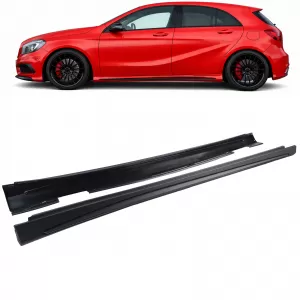 Side skirts sport version suitable for Mercedes A-Class W176 2012-2018