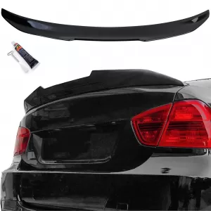 Rear spoiler ducktail black gloss suitable for 3 Series BMW E90 05-13 sedan