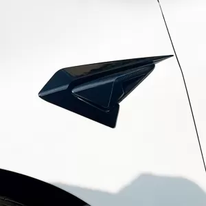 Spoiler trims side camera black gloss fits for Tesla Model 3