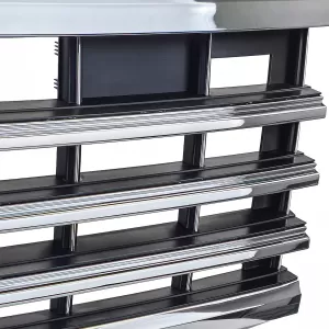 Radiator grille black with chrome strips fits VW Touareg III from 2018