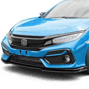 Honeycomb Grille TR Performance Gloss Black for Honda Civic X FC FK 2016-2020
