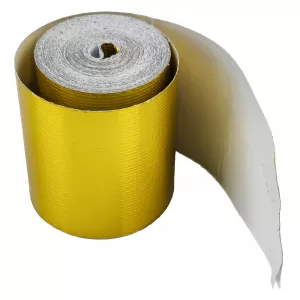 450°C Gold Thermal Insulation Tape Heat Shield Self-Adhesive 5 Meters x 50mm