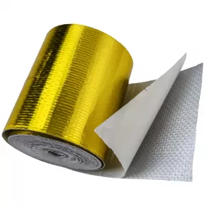 450°C Gold Thermal Insulation Tape Heat Shield Self-Adhesive 5 Meters x 50mm