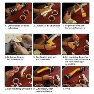 450°C Gold Thermal Insulation Tape Heat Shield Self-Adhesive 5 Meters x 50mm