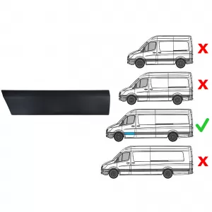 Front Left Door Molding for Mercedes Sprinter W906 2006-2018