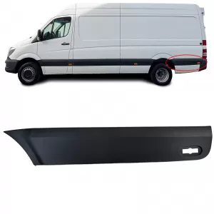 Rear left side panel trim strip for Mercedes Sprinter W906 2006-2018 L3