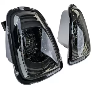 Fari posteriori a LED design speciale fumo nero adatti per Mini One Cooper R56 2010-2014-image-6207757