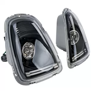 Fari posteriori a LED in vetro trasparente neri adatti per Mini One Cooper R56 2006-2010-image-6207765