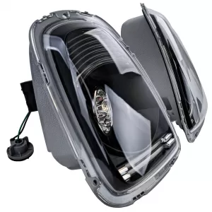 Fari posteriori a LED in vetro trasparente neri adatti per Mini One Cooper R56 2006-2010-image-6207766