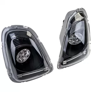 Fari posteriori a LED in vetro trasparente neri adatti per Mini One Cooper R56 2006-2010-image-6207767