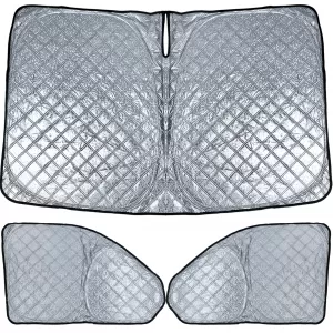 Sunshade blackout 3-piece set for VW Bus Transporter T6.1 from 2019