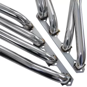 Set di collettori 4-in-1 in acciaio inossidabile adatto per Ford Mustang SBF 64-73 289 302 351W-image-6207856